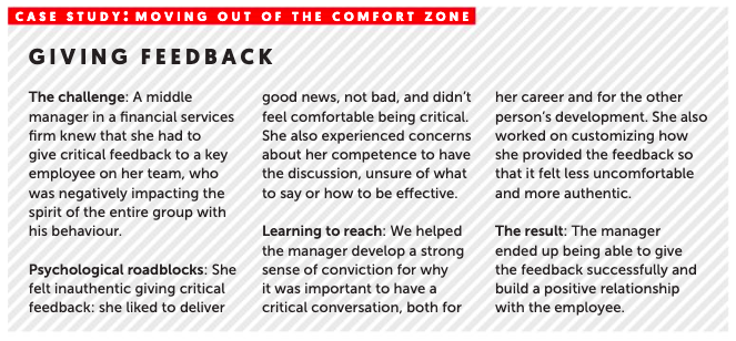 Giving feedback